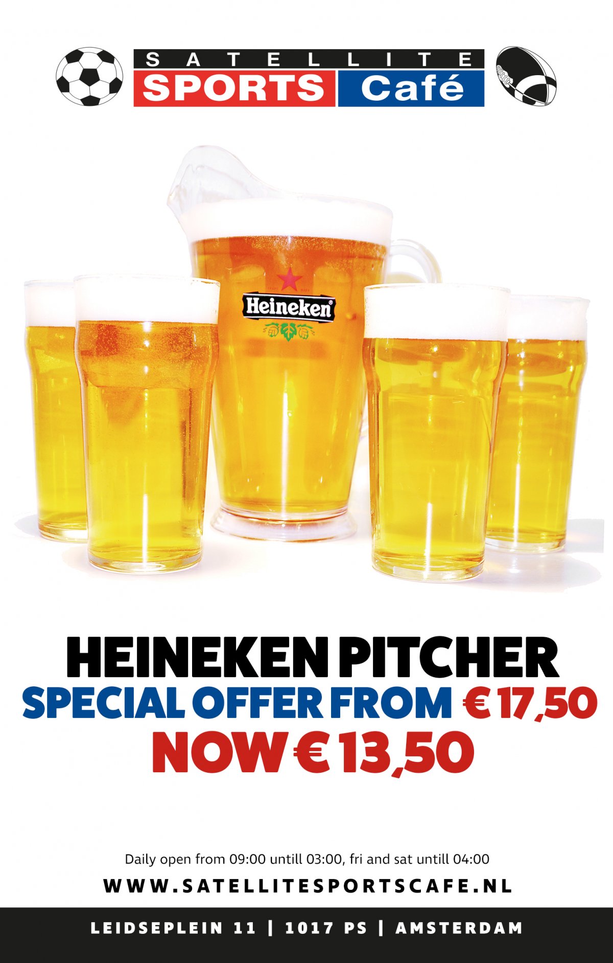 Heineken Pitcher 12,5 x 20