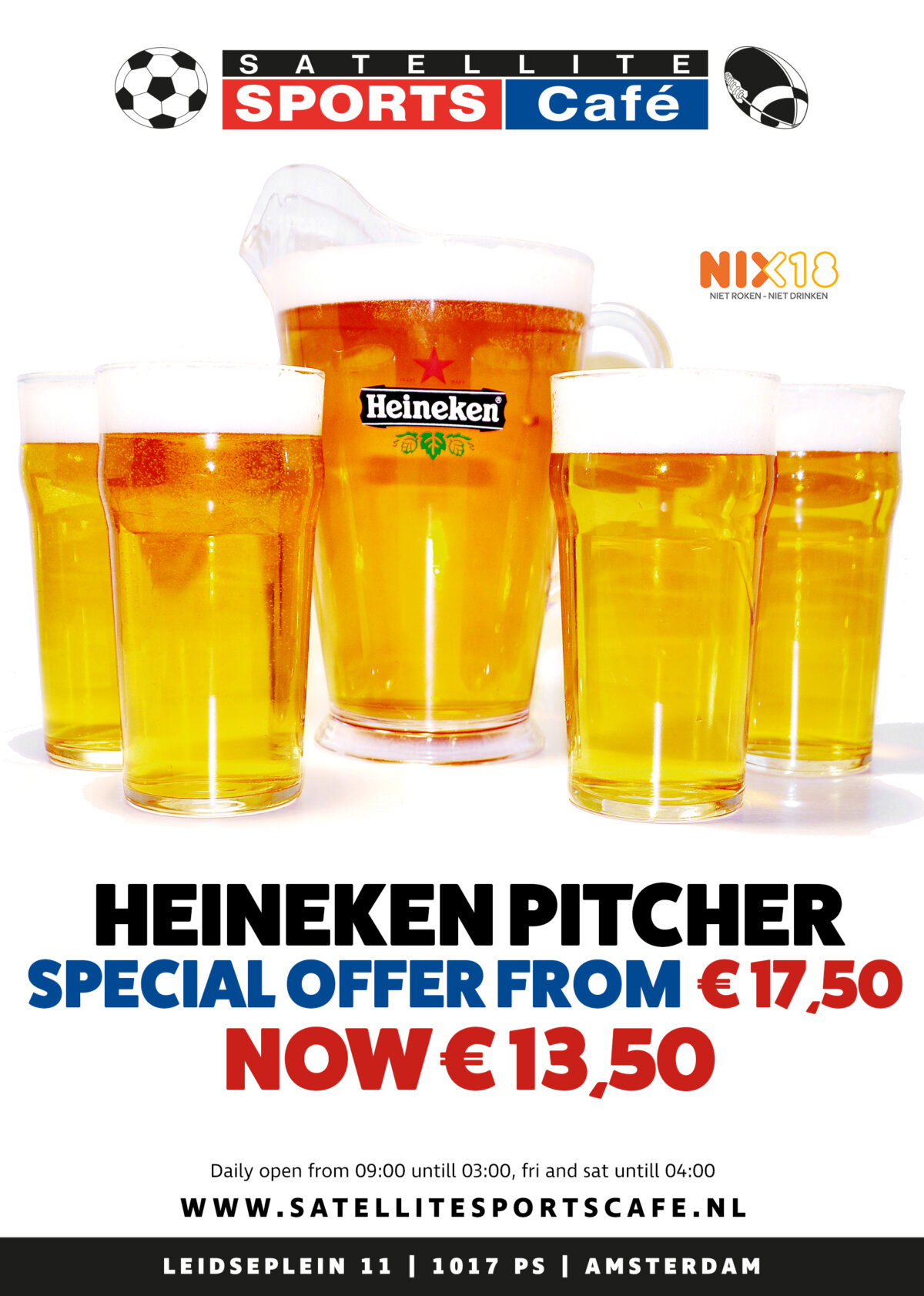 Heineken Pitcher A5